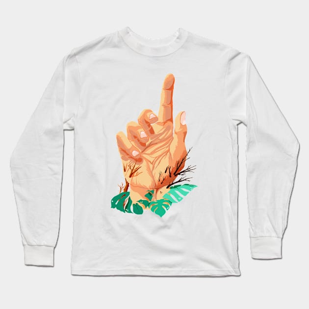 Transient and Volatile Long Sleeve T-Shirt by Manwhale